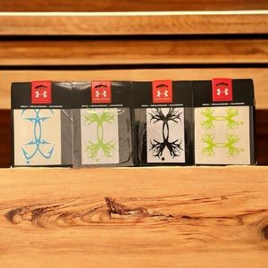 Set Of Four 4” Under Armour Decals!